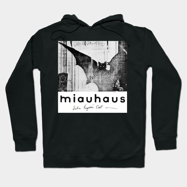 Miauhaus - Bela Lugosi's Cat Hoodie by Punk Rock and Cats